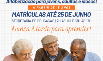 ALFABETIZAÇÃO DE ADULTOS E IDOSOS | MAIS MT MUXIRUM